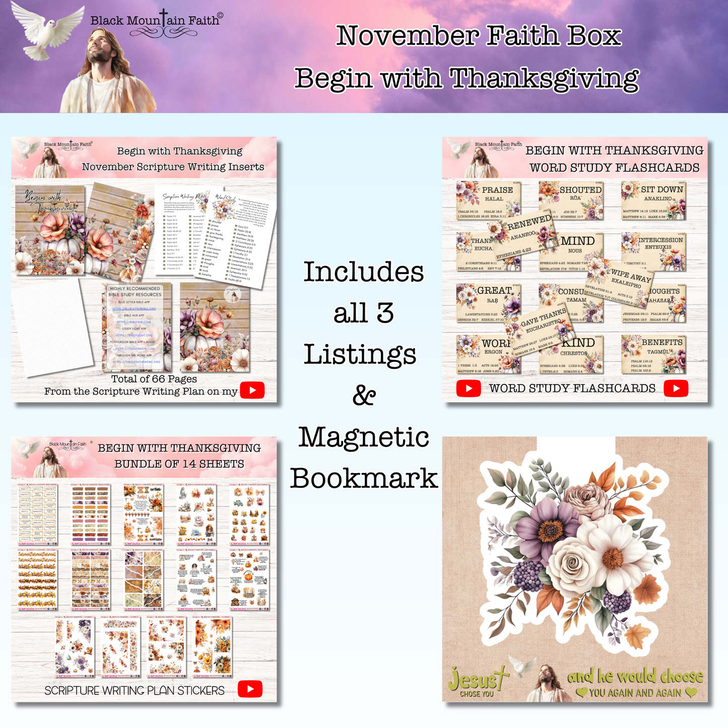 Begin with Thanksgiving Faith Box