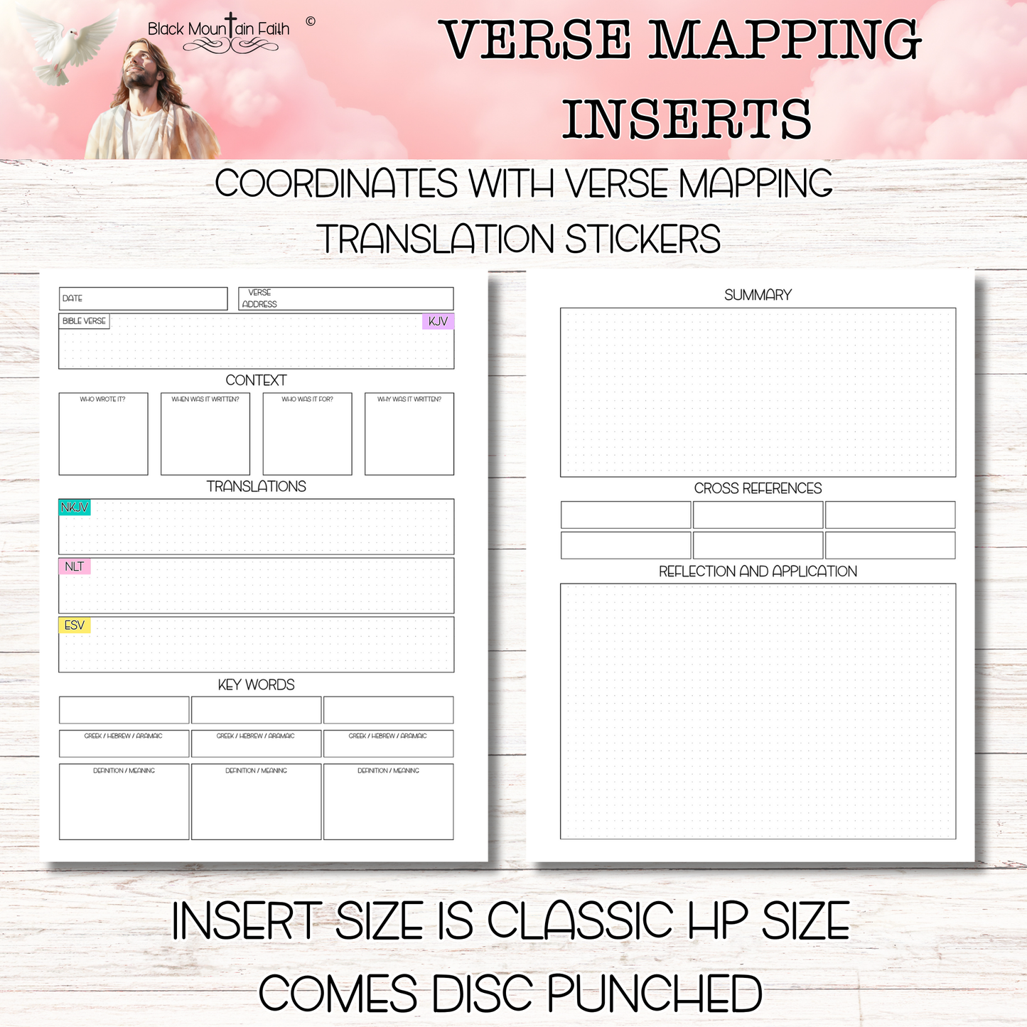 VERSE MAPPING Inserts