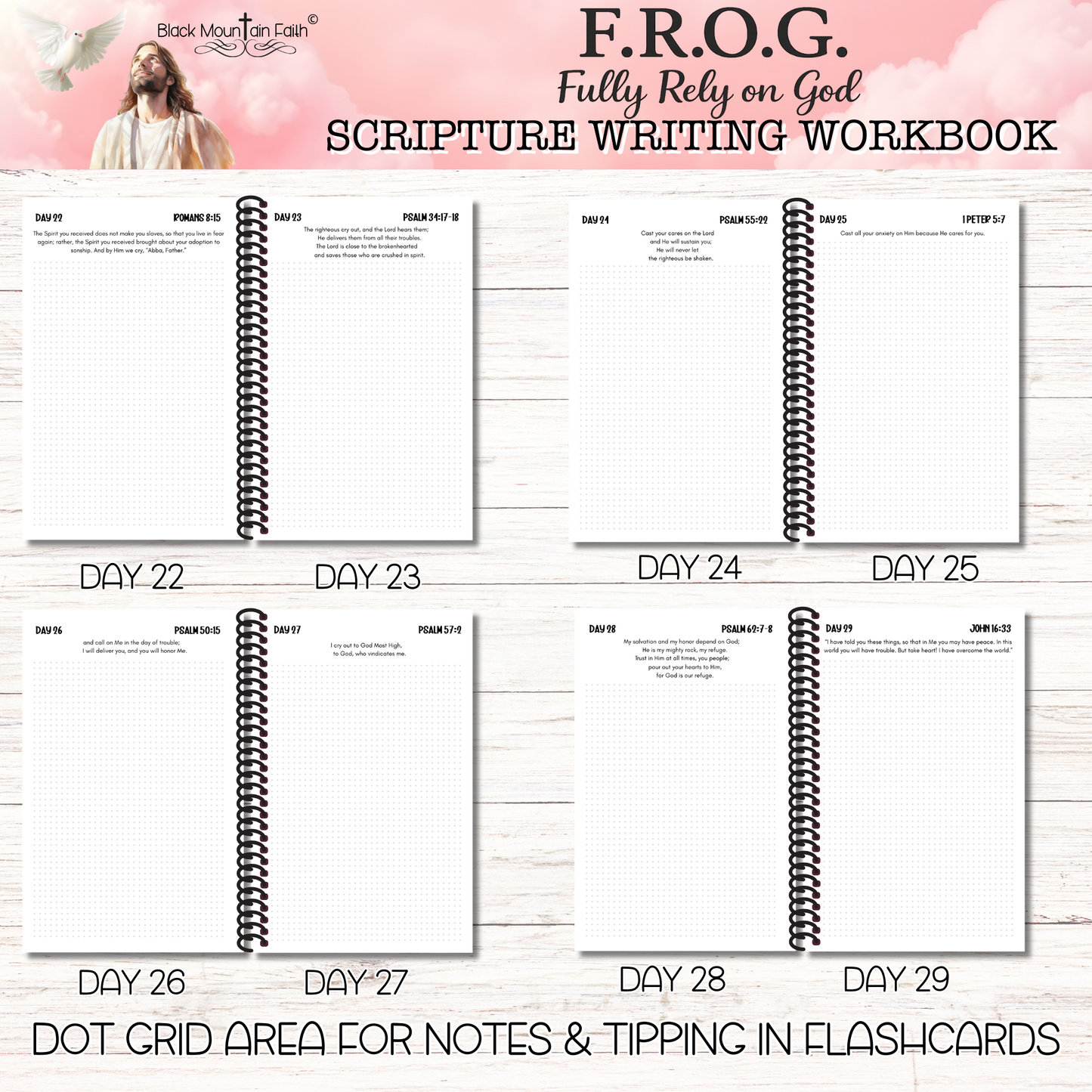 F.R.O.G. Fully Rely on God Scripture Writing Workbook