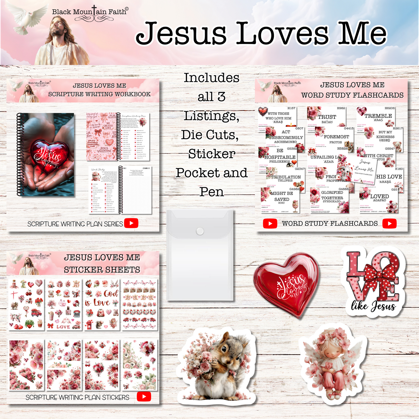 Jesus Loves Me Deluxe Collection PAST Scripture Writing Collections