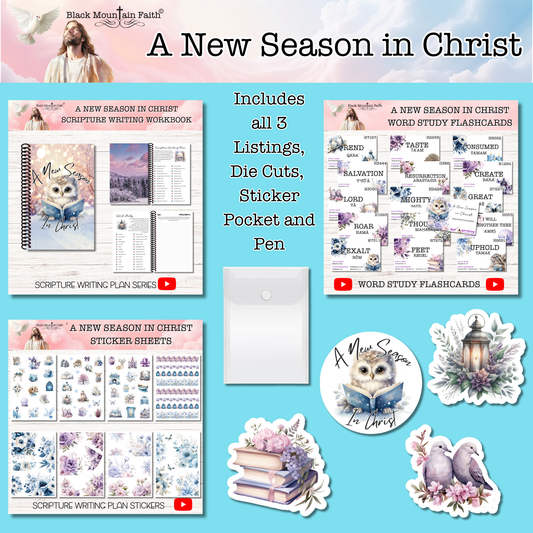 A New Season in Christ Deluxe Collection PAST Scripture Writing Collections