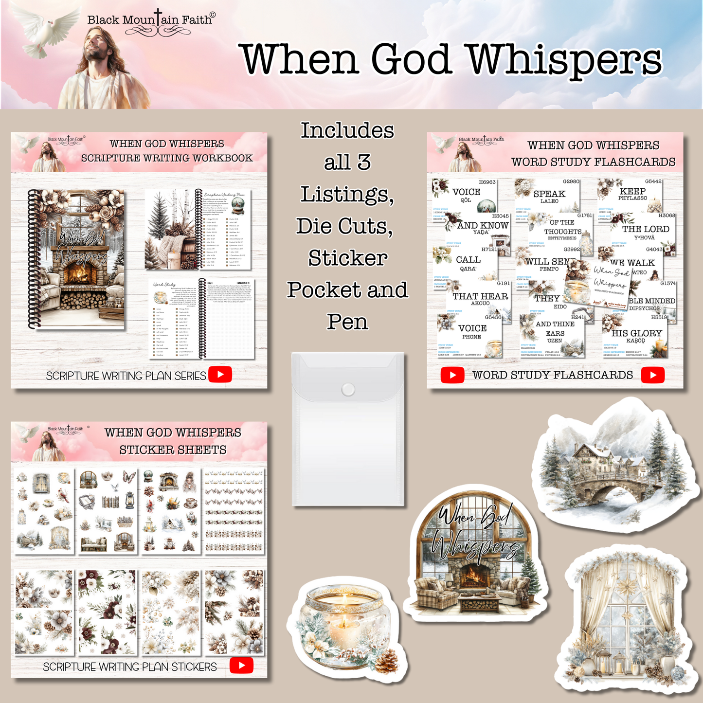 When God Whispers Deluxe Collection PAST Scripture Writing Collections