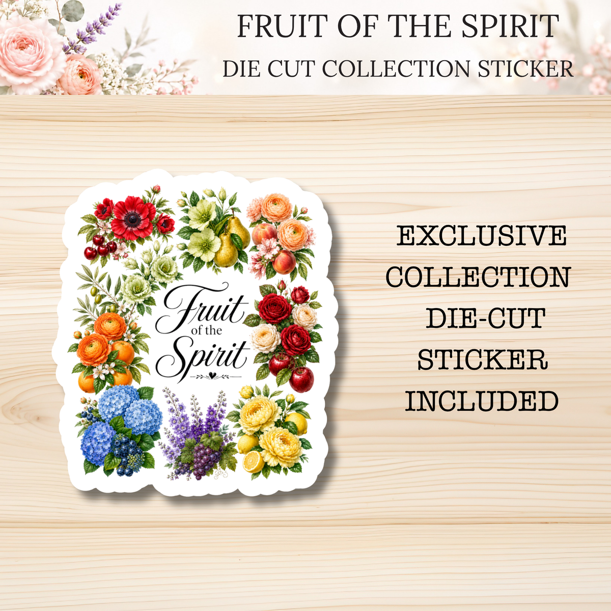 Fruit of the Spirit Scripture Writing & Devotional Bundle | Scriptures for Spiritual Fruits