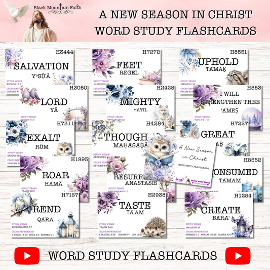 A New Season in Christ Word Study Flashcards