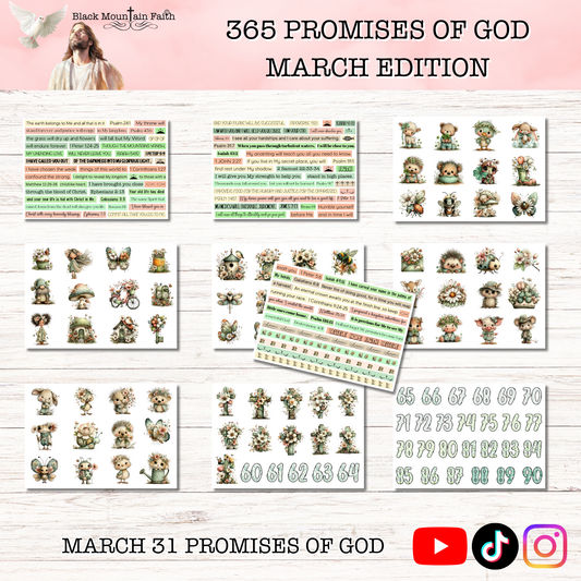 365 Promises of God MARCH STAND ALONE KIT