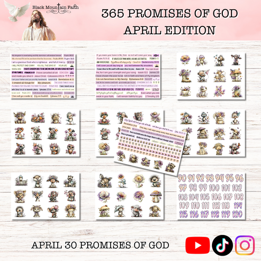 365 Promises of God APRIL STAND ALONE KIT