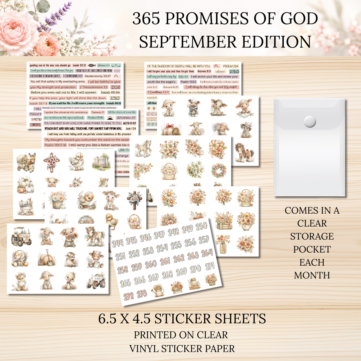 365 Promises of God SEPTEMBER STAND ALONE KIT