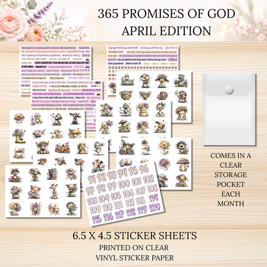 365 Promises of God APRIL STAND ALONE KIT