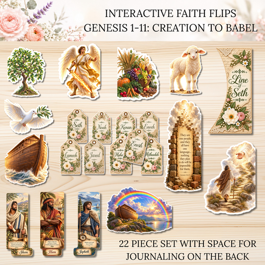 Interactive Faith Flips || Genesis 1-11