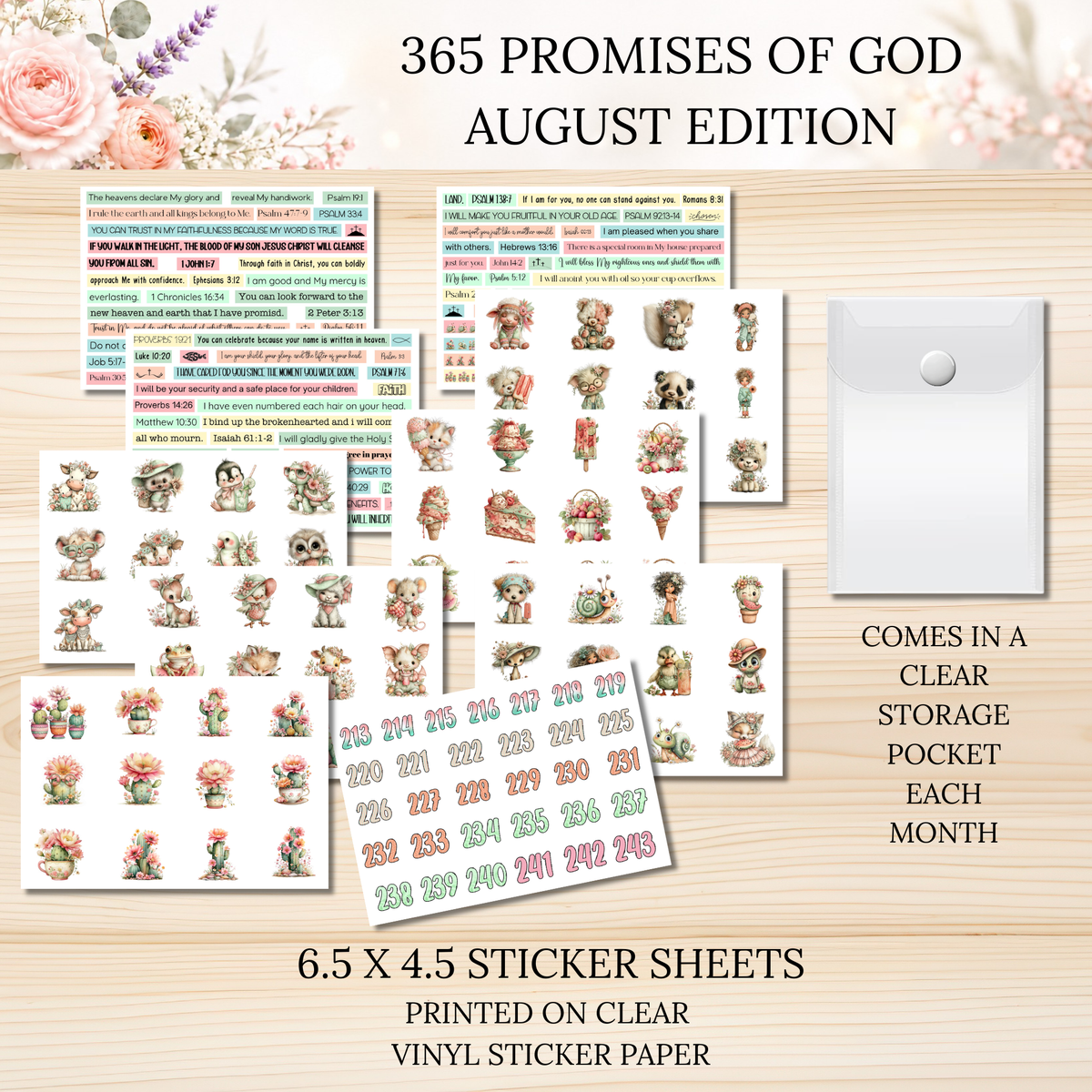 365 Promises of God AUGUST STAND ALONE KIT