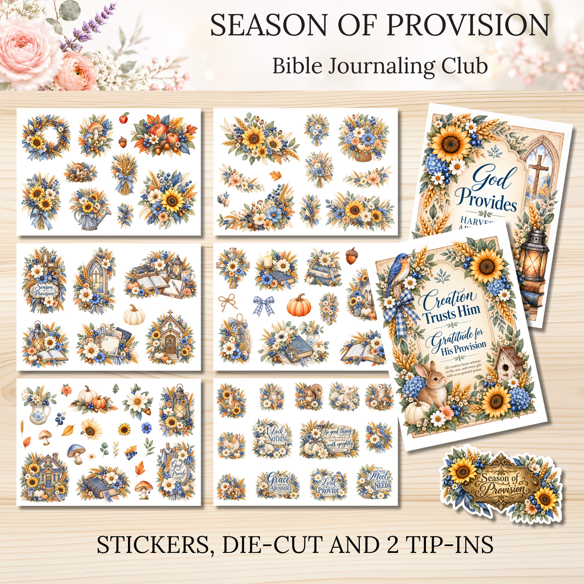 Season of Provision || Bible Journaling Club