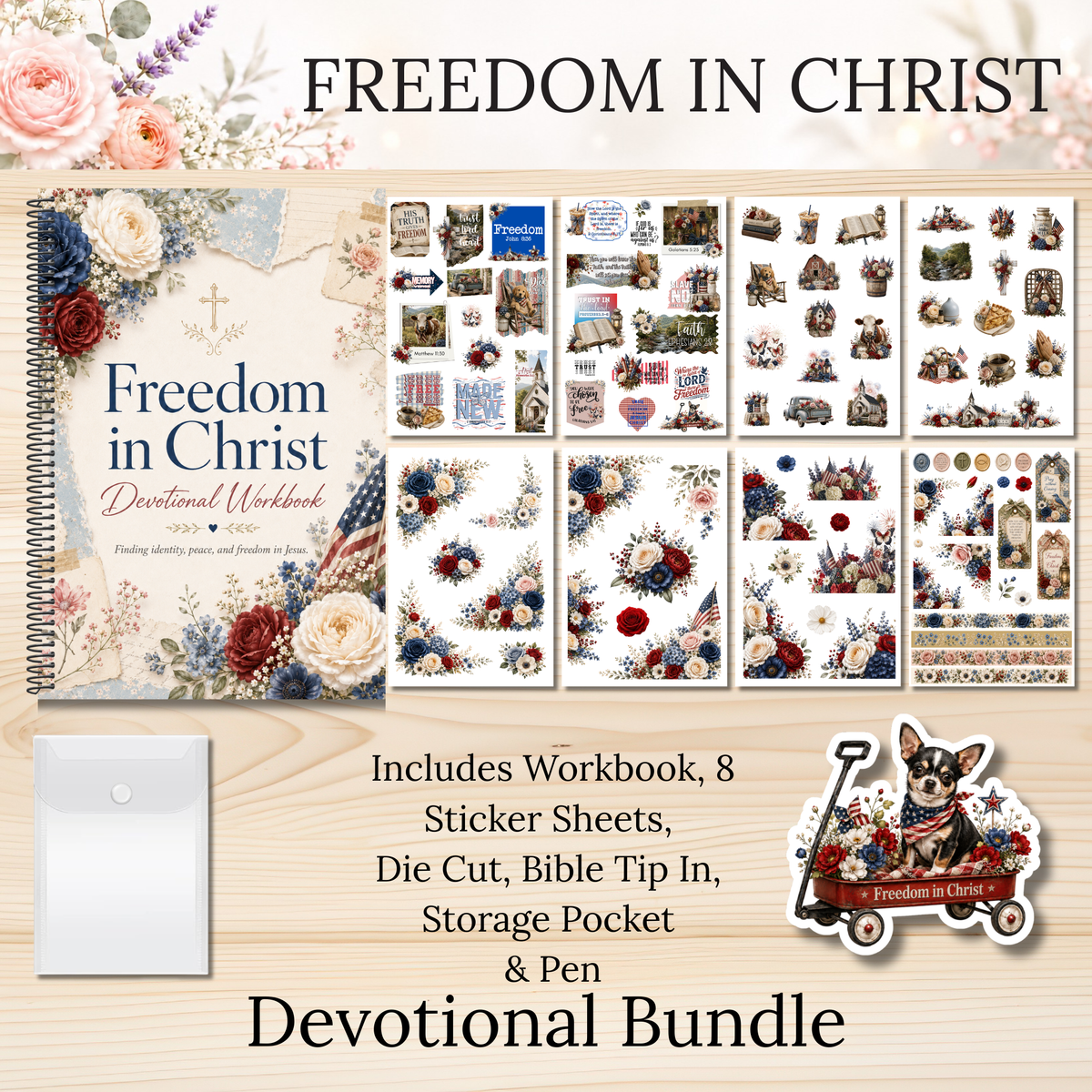 Freedom in Christ Scripture Writing & Devotional Bundle | Scriptures for Free Living