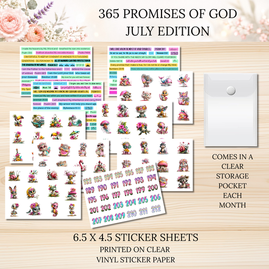 365 Promises of God JULY STAND ALONE KIT