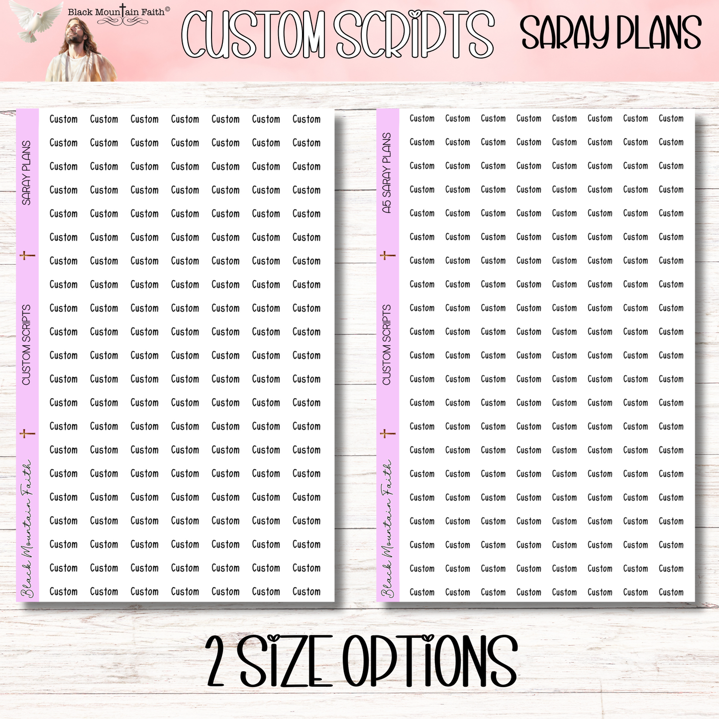 SARAY PLANS FONT Custom Scripts