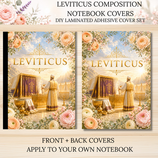 Leviticus Composition Notebook Covers | DIY Laminated Adhesive Cover Set