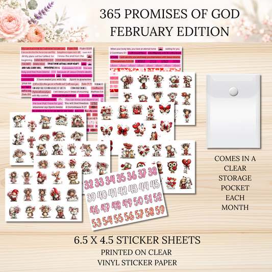 365 Promises of God FEBRUARY STAND ALONE KIT