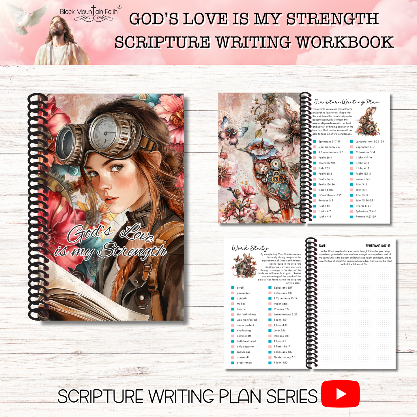 God's Love is My Strength Deluxe Collection PAST Scripture Writing Collections