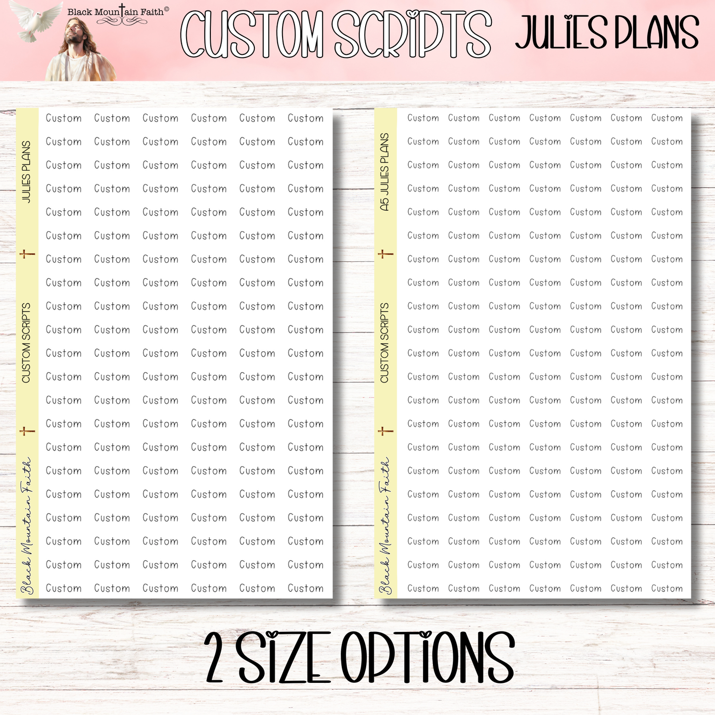 JULIES PLANS FONT Custom Scripts
