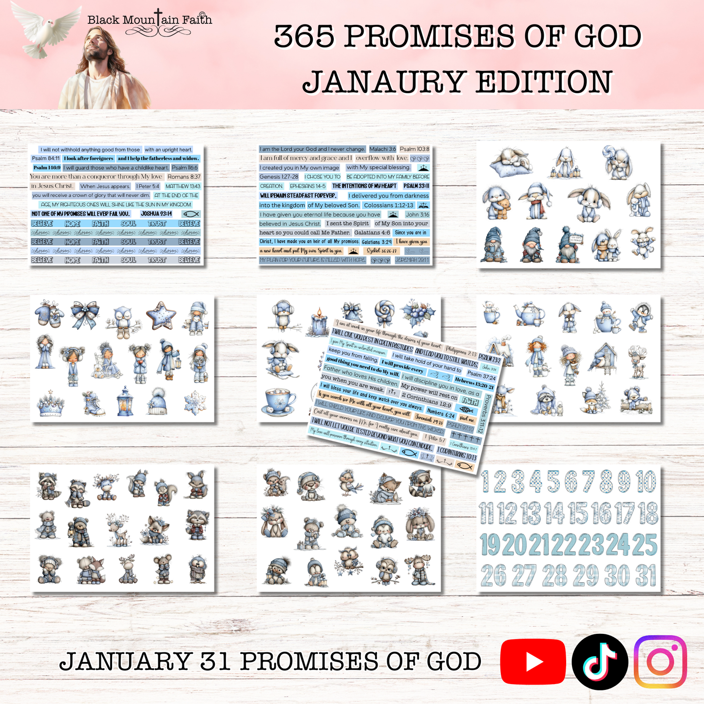 365 Promises of God JANUARY STAND ALONE KIT