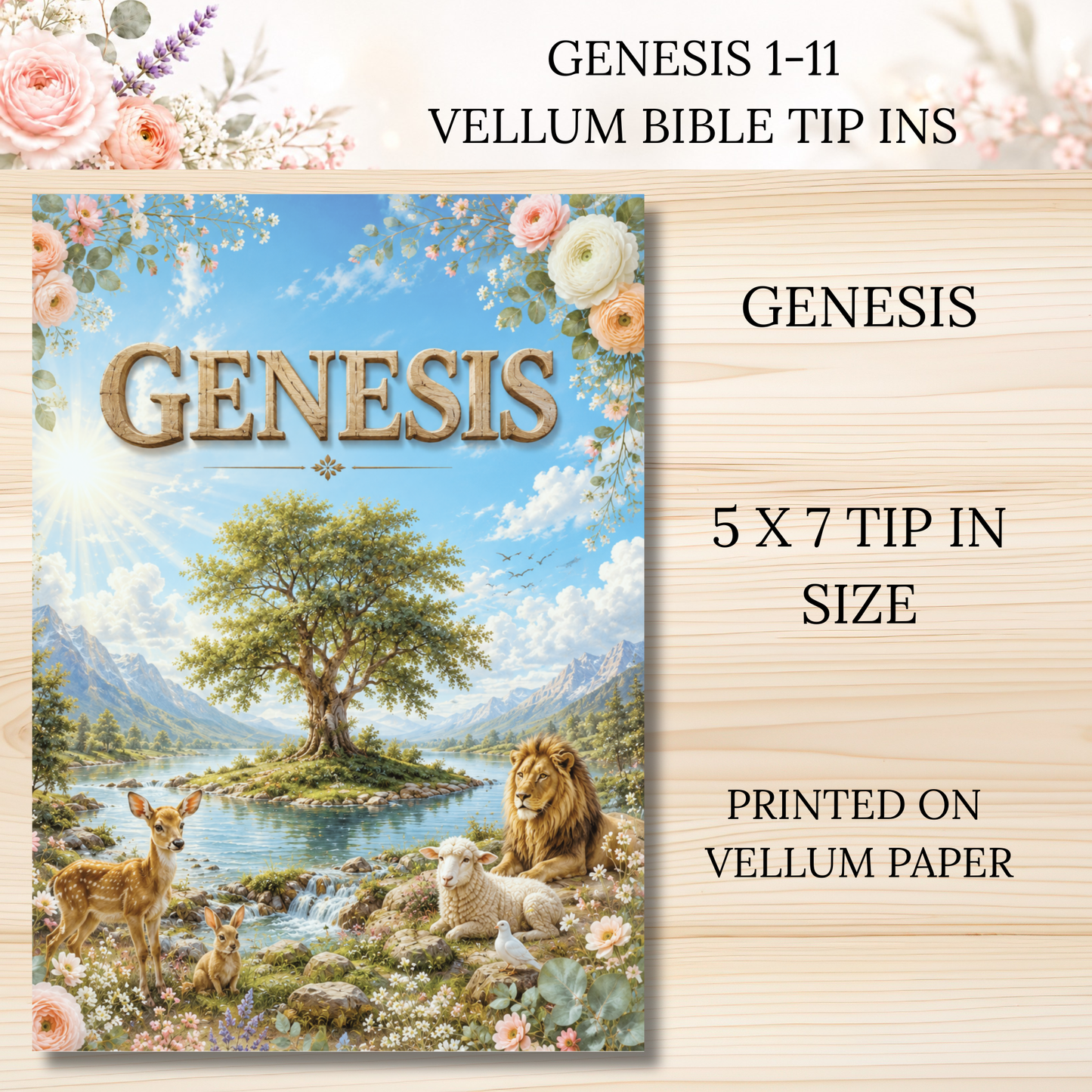Genesis 1-11 || Vellum Bible Tip-Ins