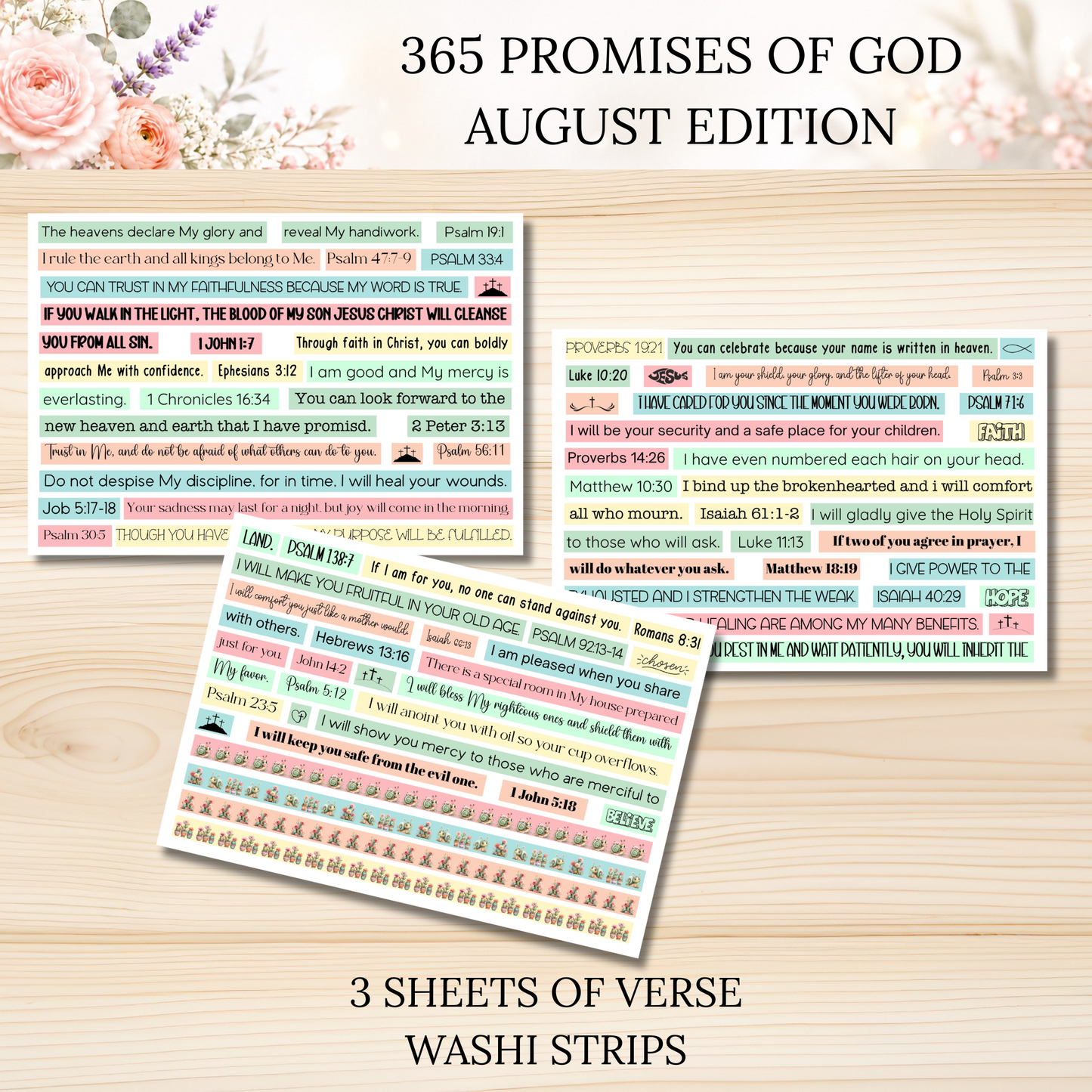 365 Promises of God AUGUST STAND ALONE KIT