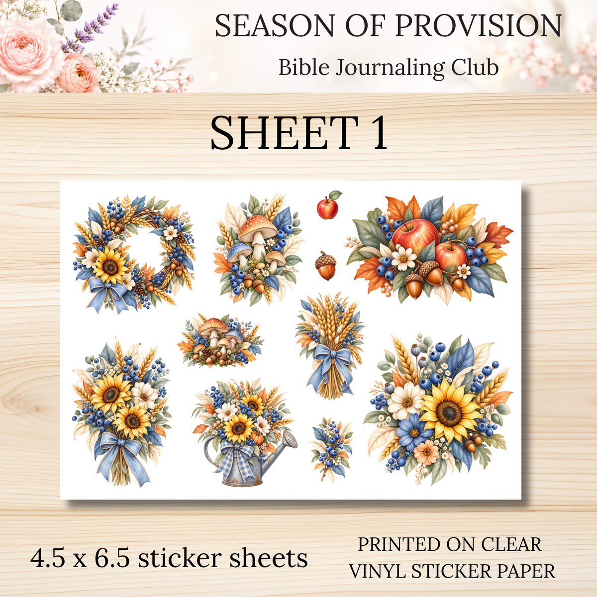 Season of Provision || Bible Journaling Club