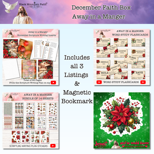 Away in a Manger Faith Box