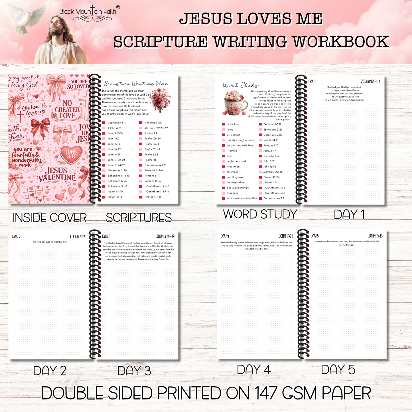 Jesus Loves Me Scripture Writing Workbook