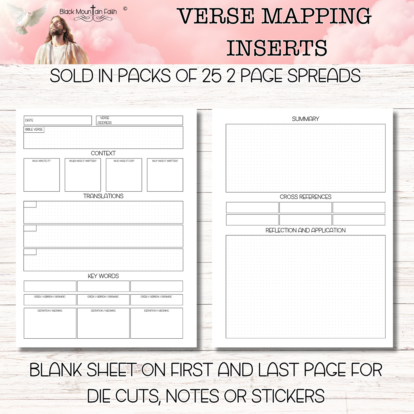 VERSE MAPPING Inserts