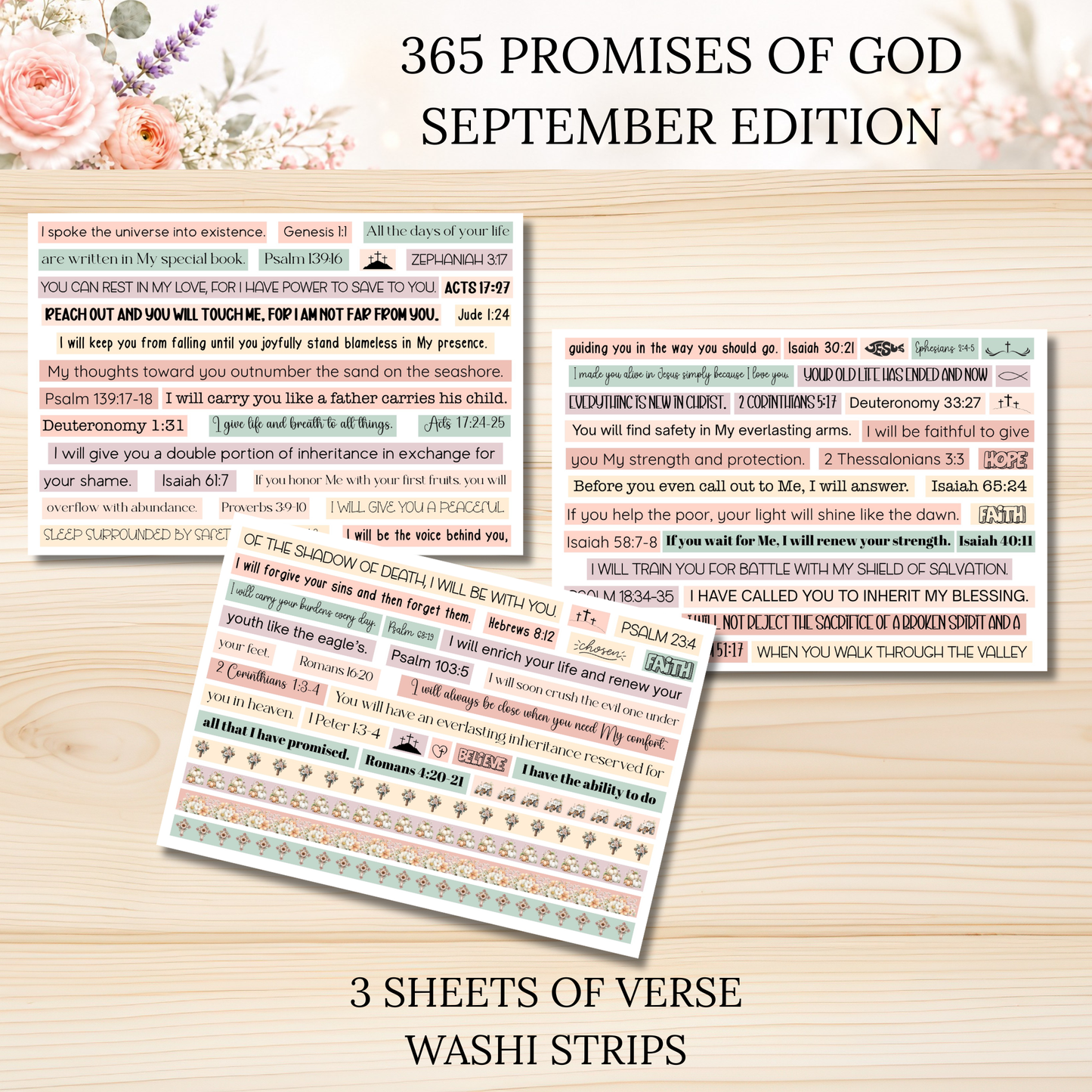 365 Promises of God SEPTEMBER STAND ALONE KIT