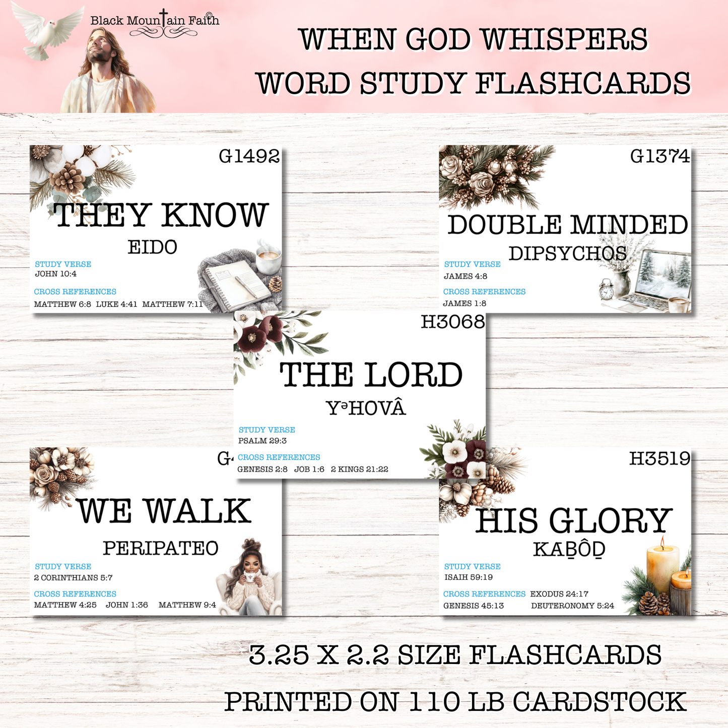 When God Whispers Word Study Flashcards