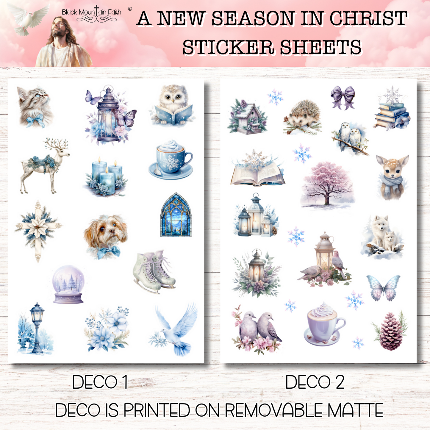 A New Season in Christ Scripture Writing Plan Stickers