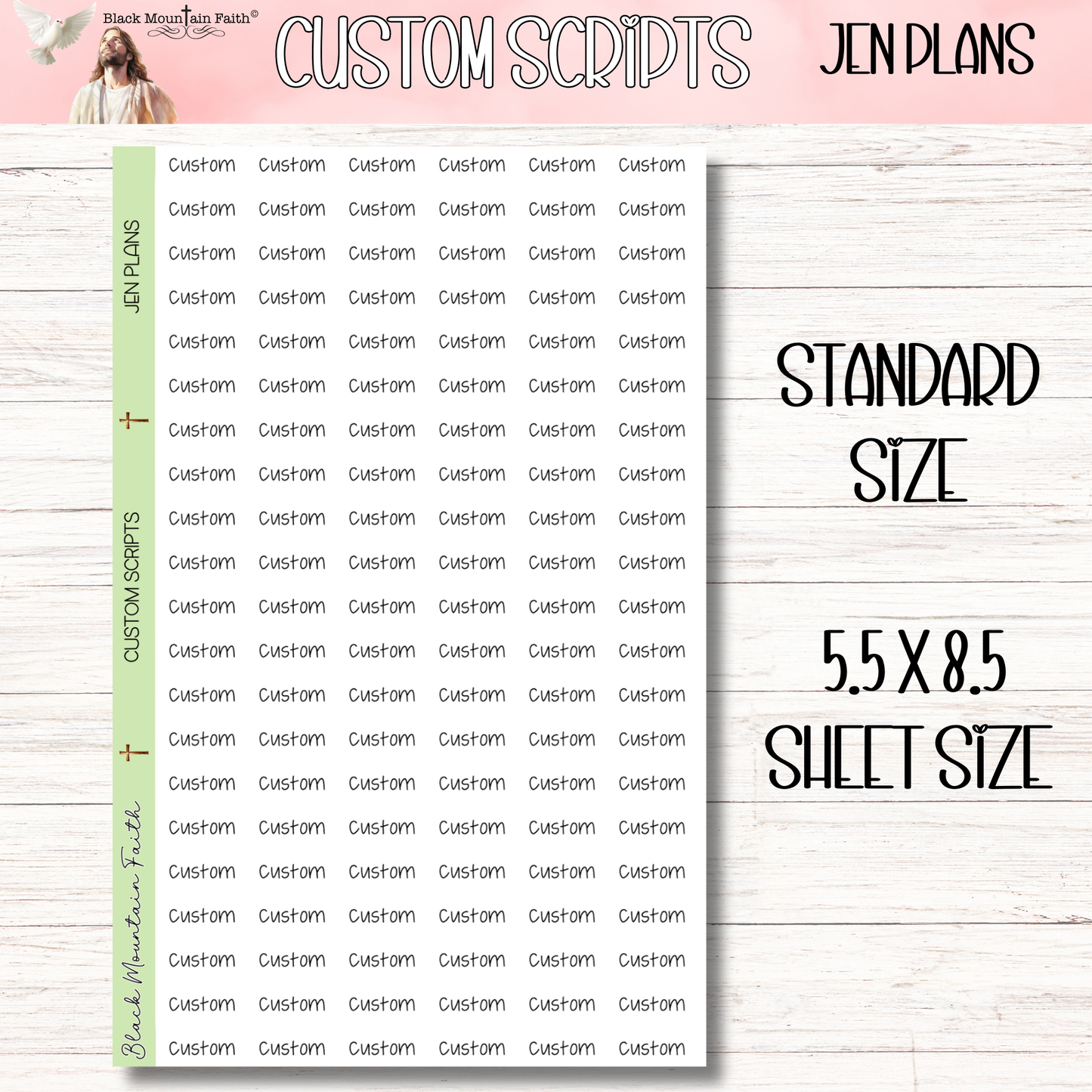 JEN PLANS FONT Custom Scripts