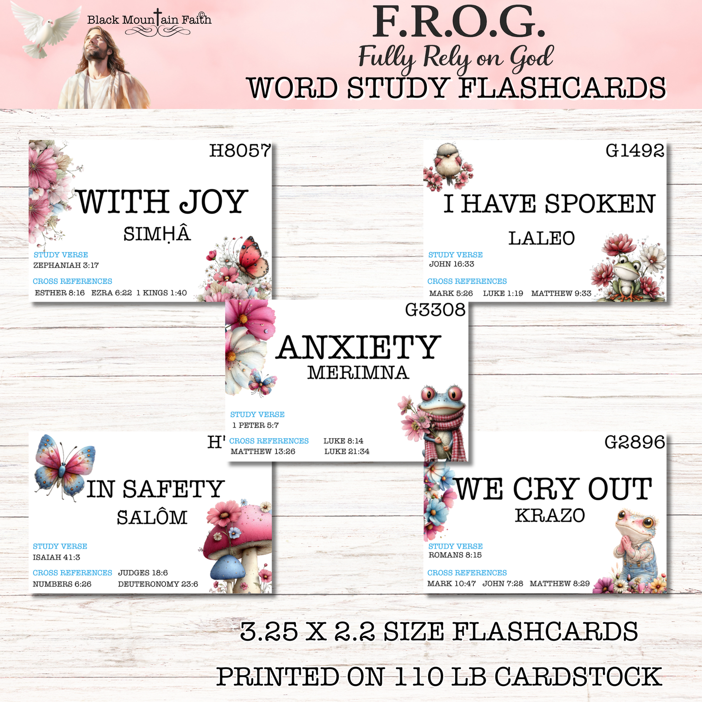 F.R.O.G. Fully Rely on God Deluxe Collection PAST Scripture Writing Collections