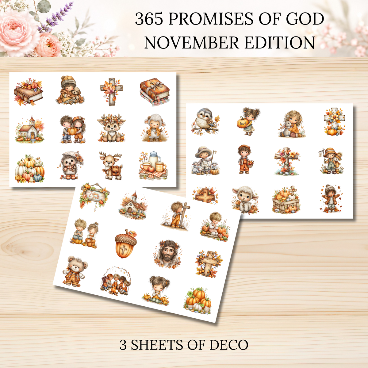 365 Promises of God Sticker Subscription Club MONTHLY EDITION