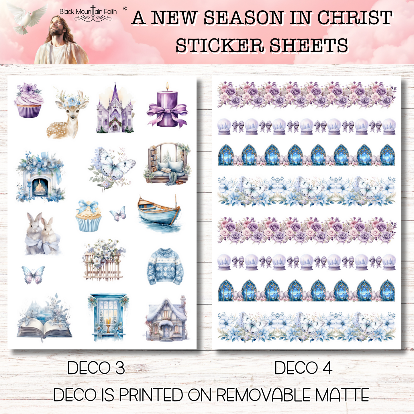A New Season in Christ Scripture Writing Plan Stickers