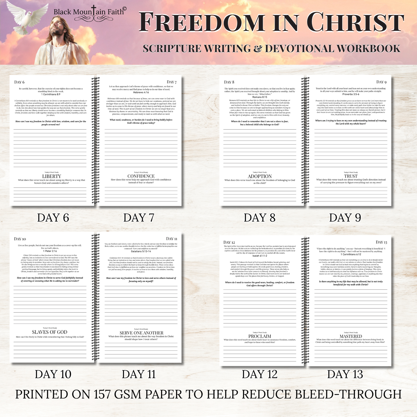 Freedom in Christ Scripture Writing Workbook