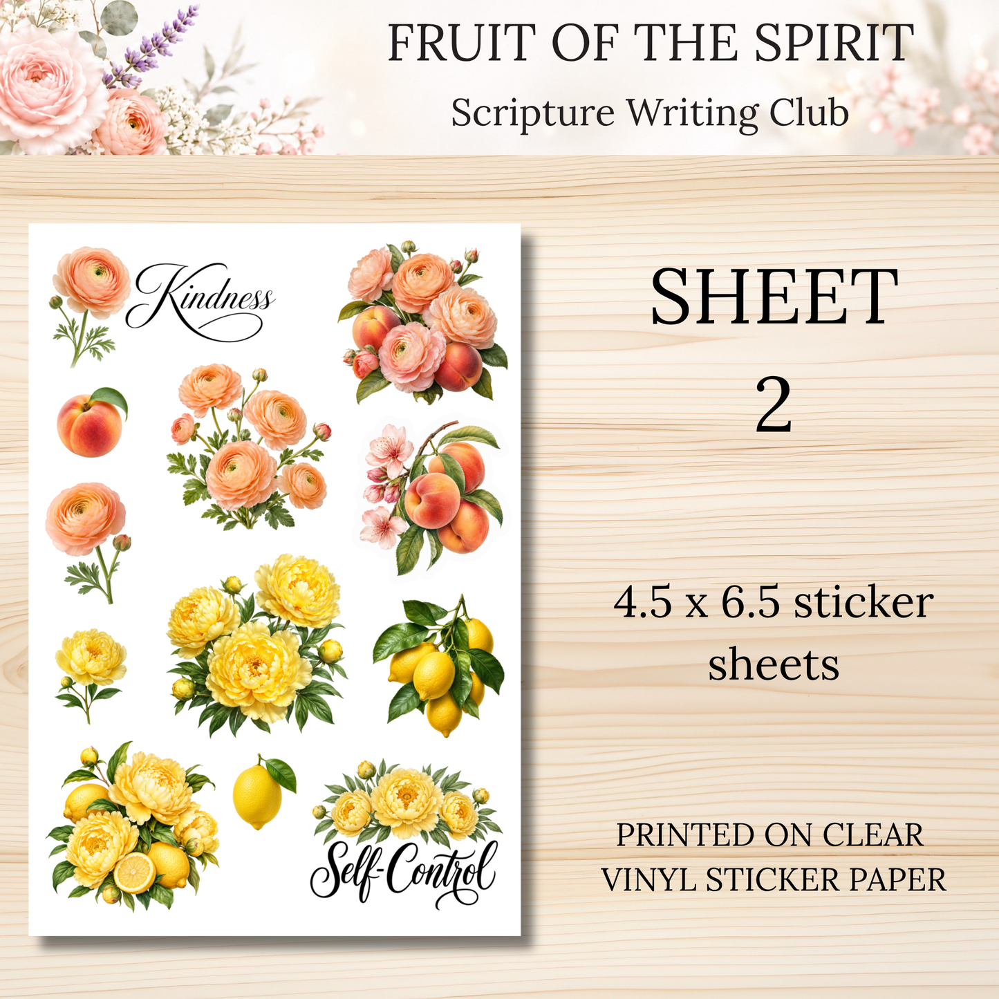 Fruit of the Spirit Scripture Writing & Devotional Bundle | Scriptures for Spiritual Fruits