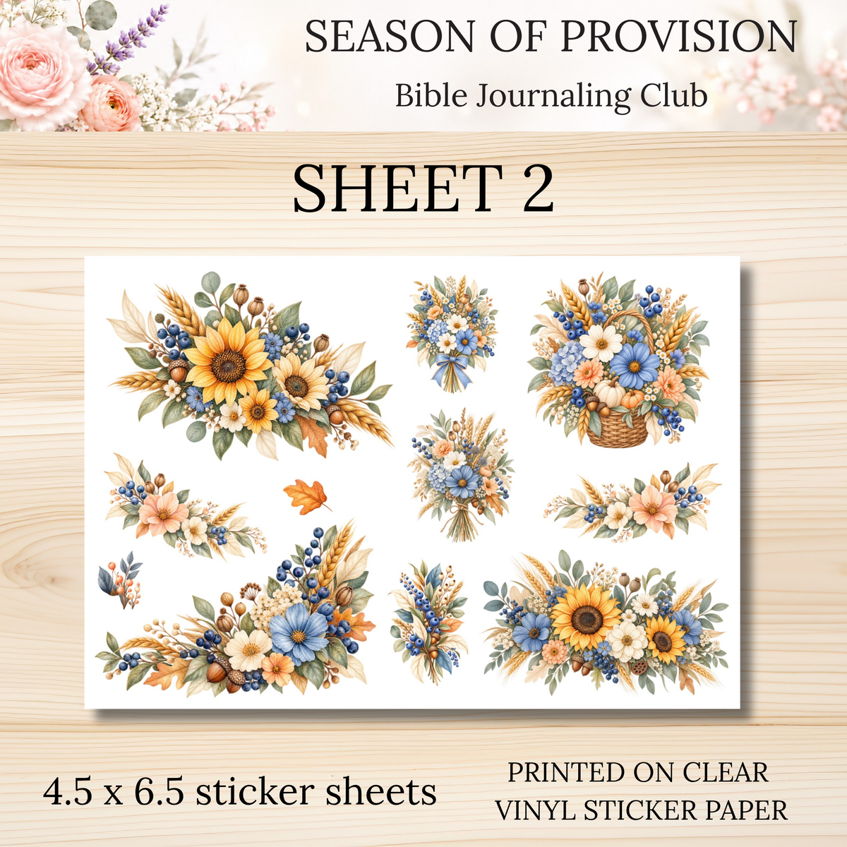 Season of Provision || Bible Journaling Club