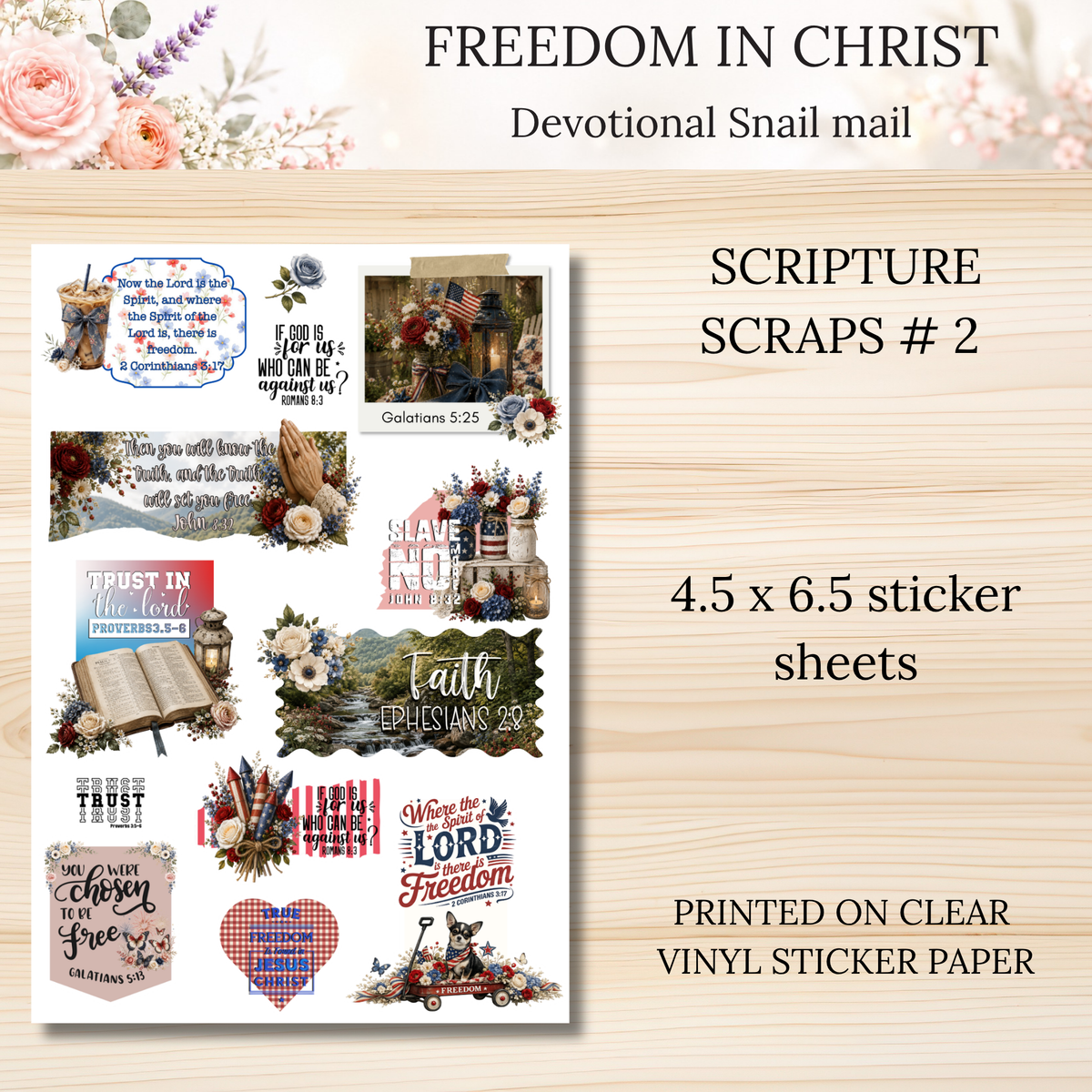 Freedom in Christ Scripture Writing & Devotional Bundle | Scriptures for Free Living