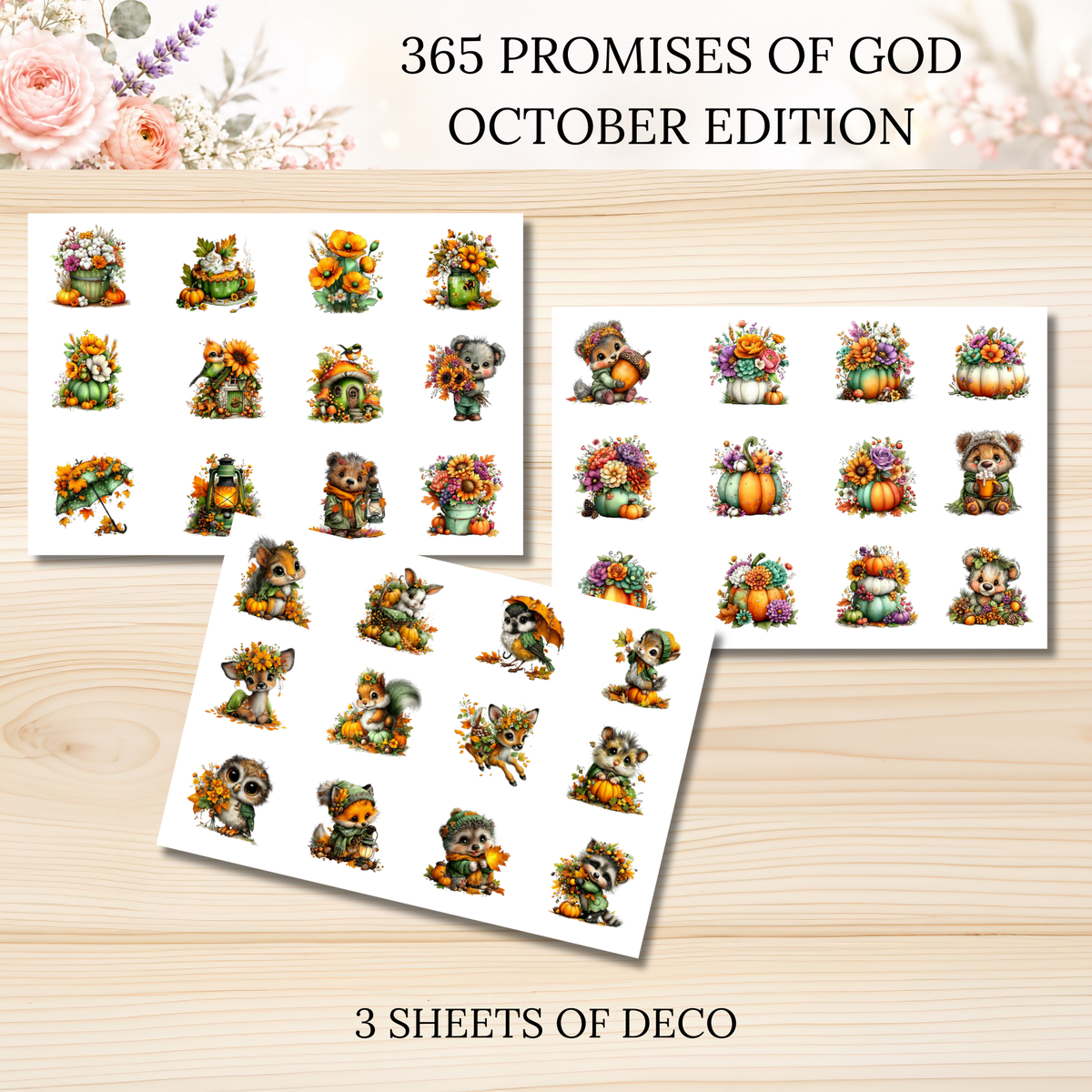 365 Promises of God Sticker Subscription Club MONTHLY EDITION