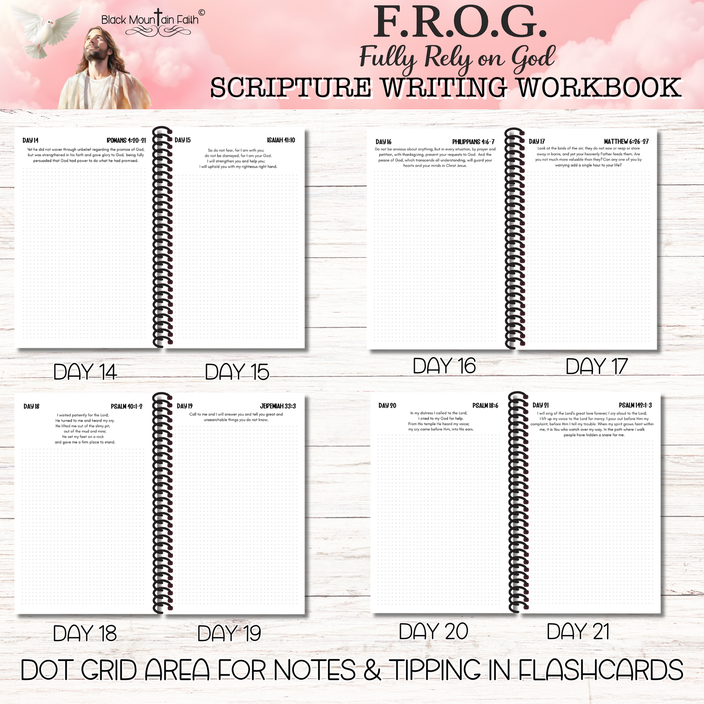 F.R.O.G. Fully Rely on God Scripture Writing Workbook