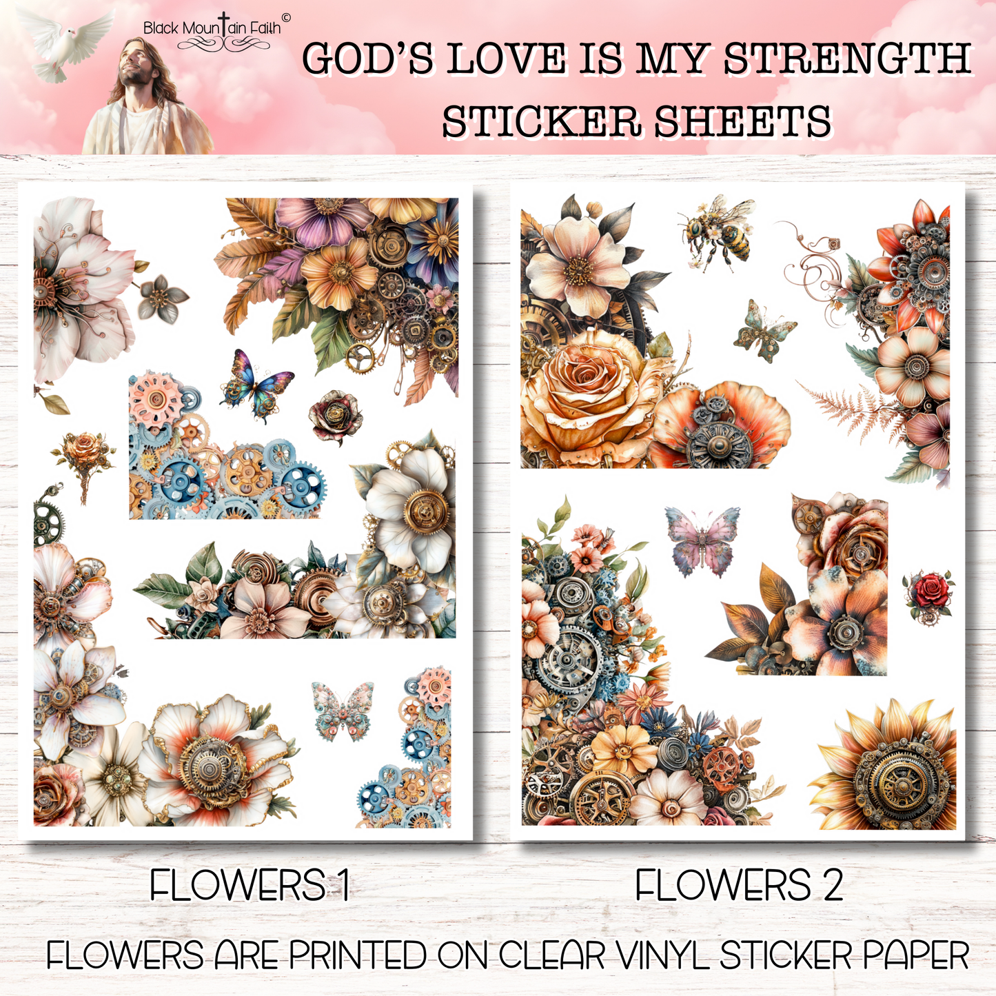 God's Love is My Strength Scripture Writing Plan Stickers