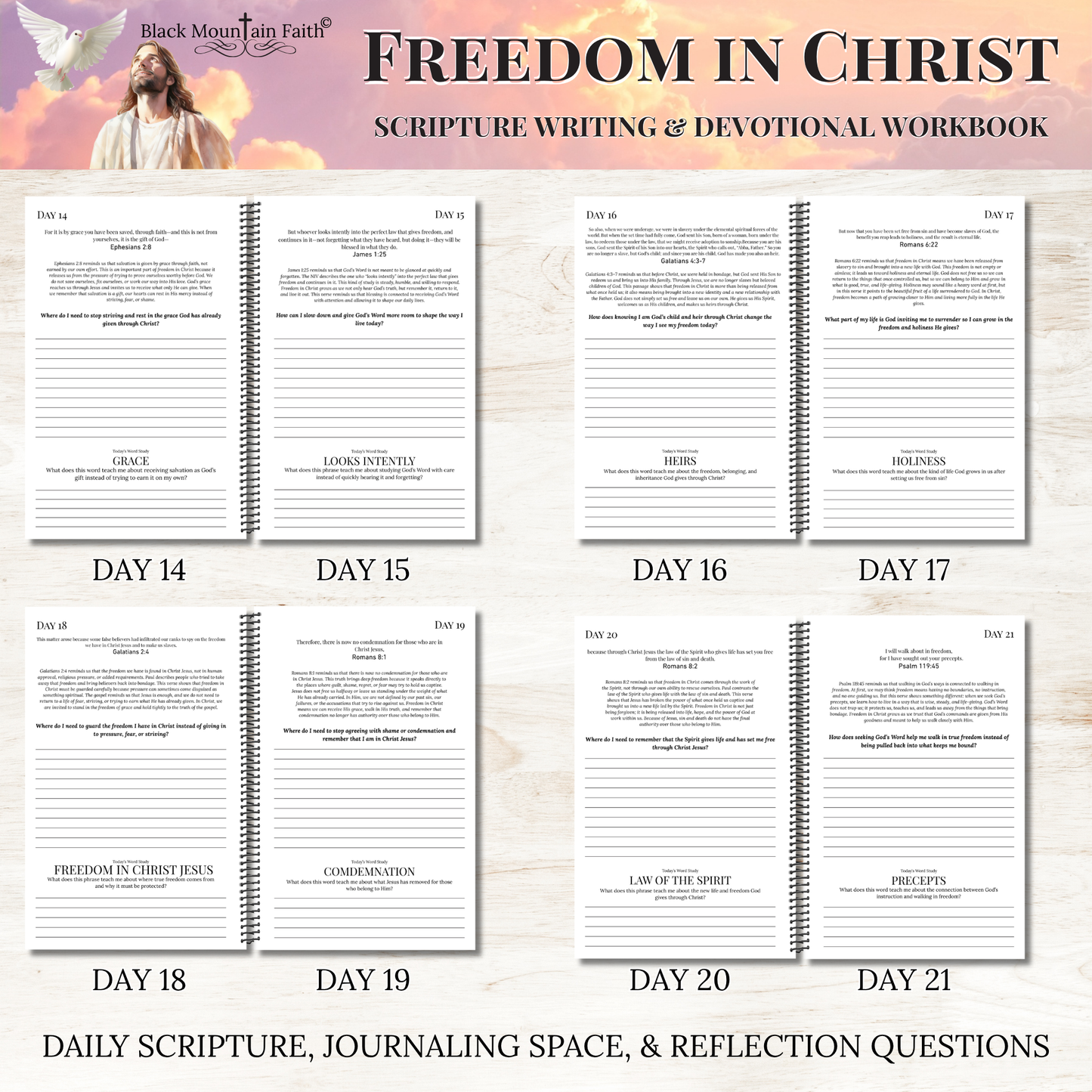 Freedom in Christ Scripture Writing Workbook