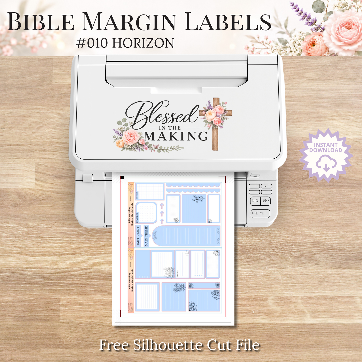 Bible Margin Labels 010 Horizon Print & Cut Bible Stickers