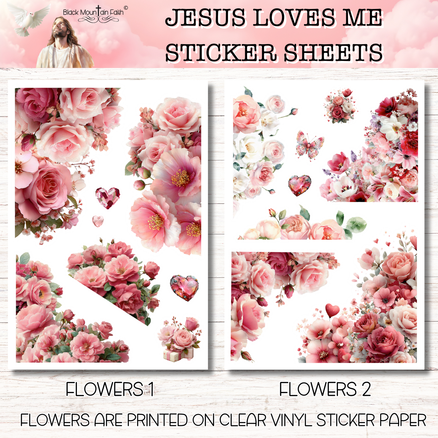 Jesus Loves Me Scripture Writing Plan Stickers