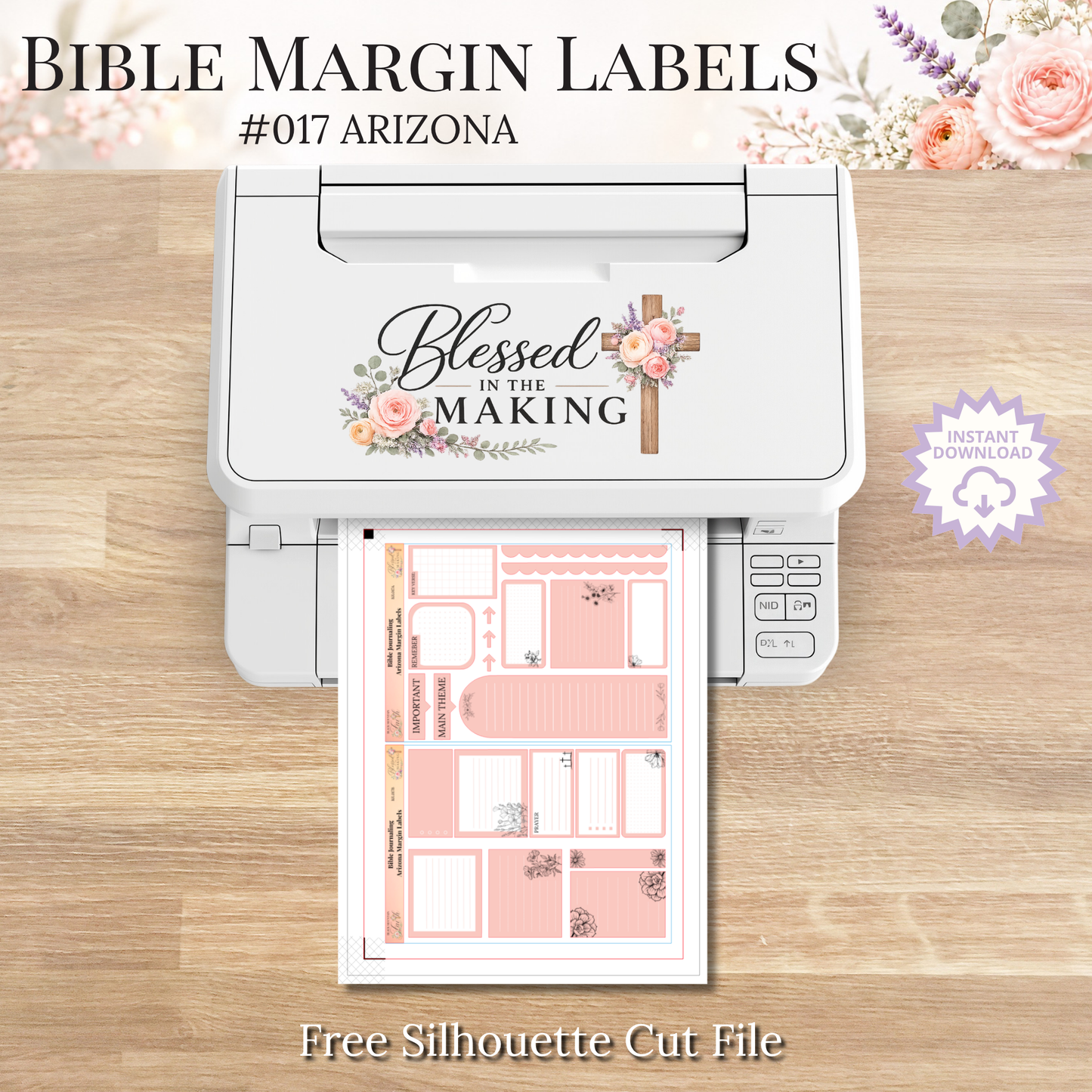 Bible Margin Labels 017 Arizona Print & Cut Bible Stickers
