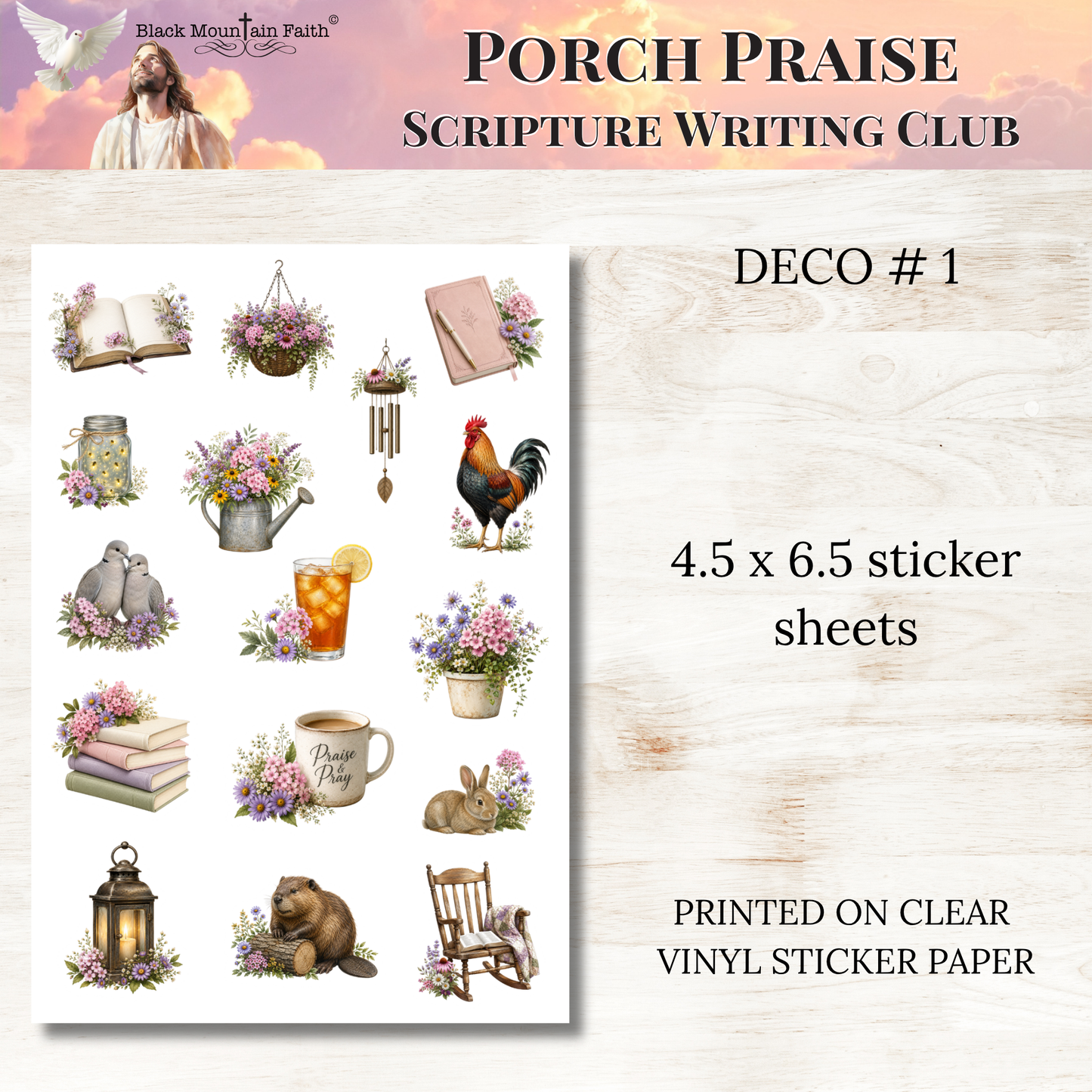 Porch Praise Scripture Writing & Devotional Bundle | Scriptures for Everyday Living