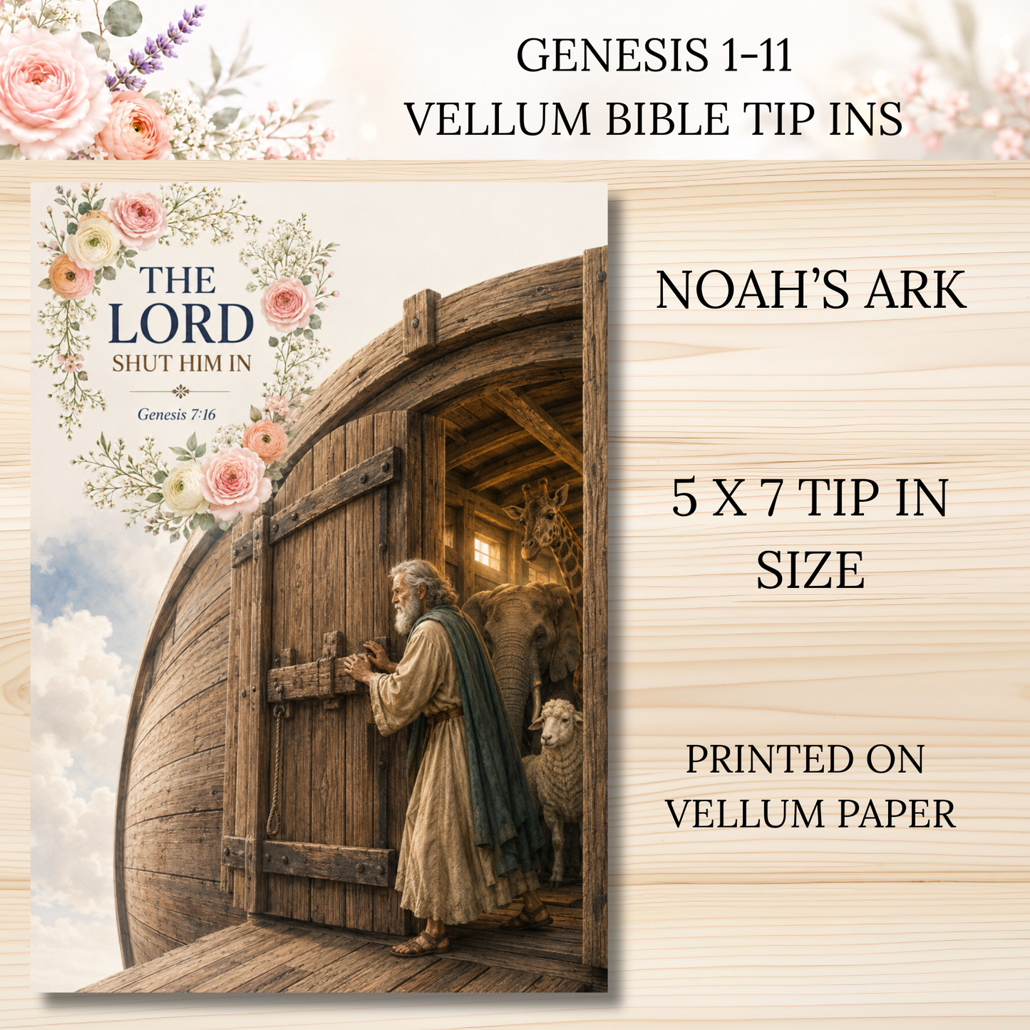Genesis 1-11 || Vellum Bible Tip-Ins