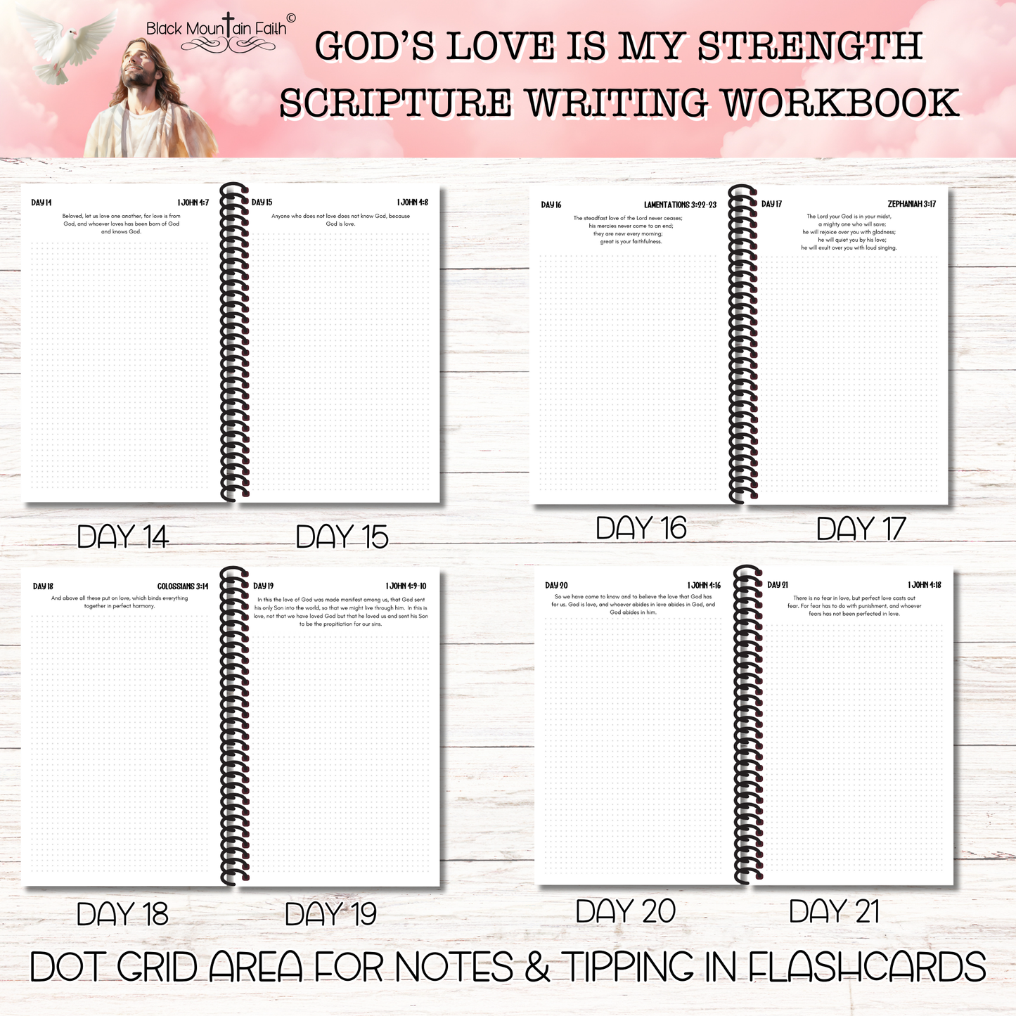 God's Love is My Strength Scripture Writing Workbook